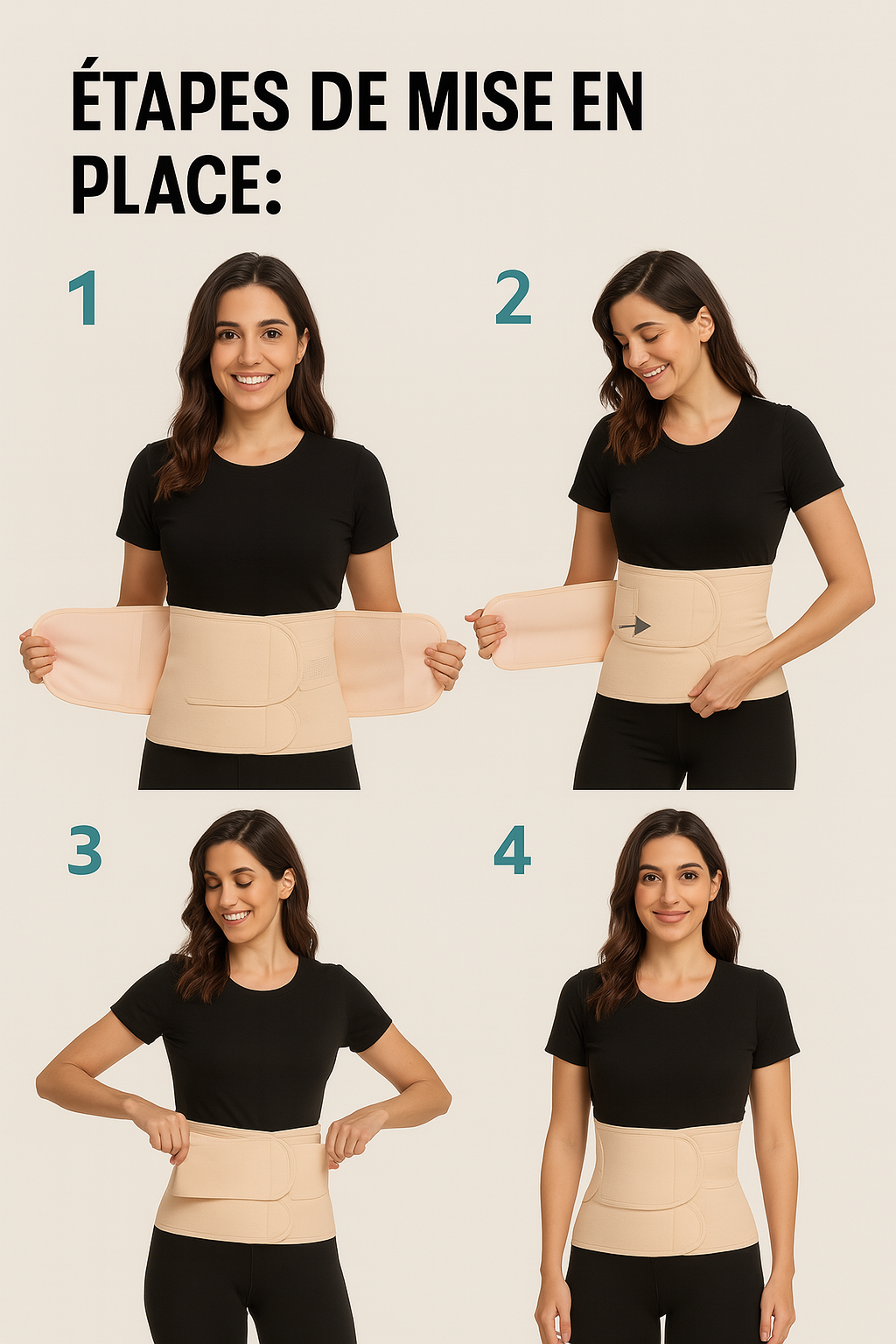 ConfortFit, La Ceinture Sculptante & Maintien Dos et Ventre